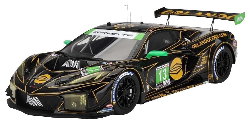 

Sunrich TOP SPEED Scale Scale Model Chevrolet Corvette Z06 IMSA 24 Hours of Daytona 2025 AWA Finished Product TS0615 1/18 GT3.R #13