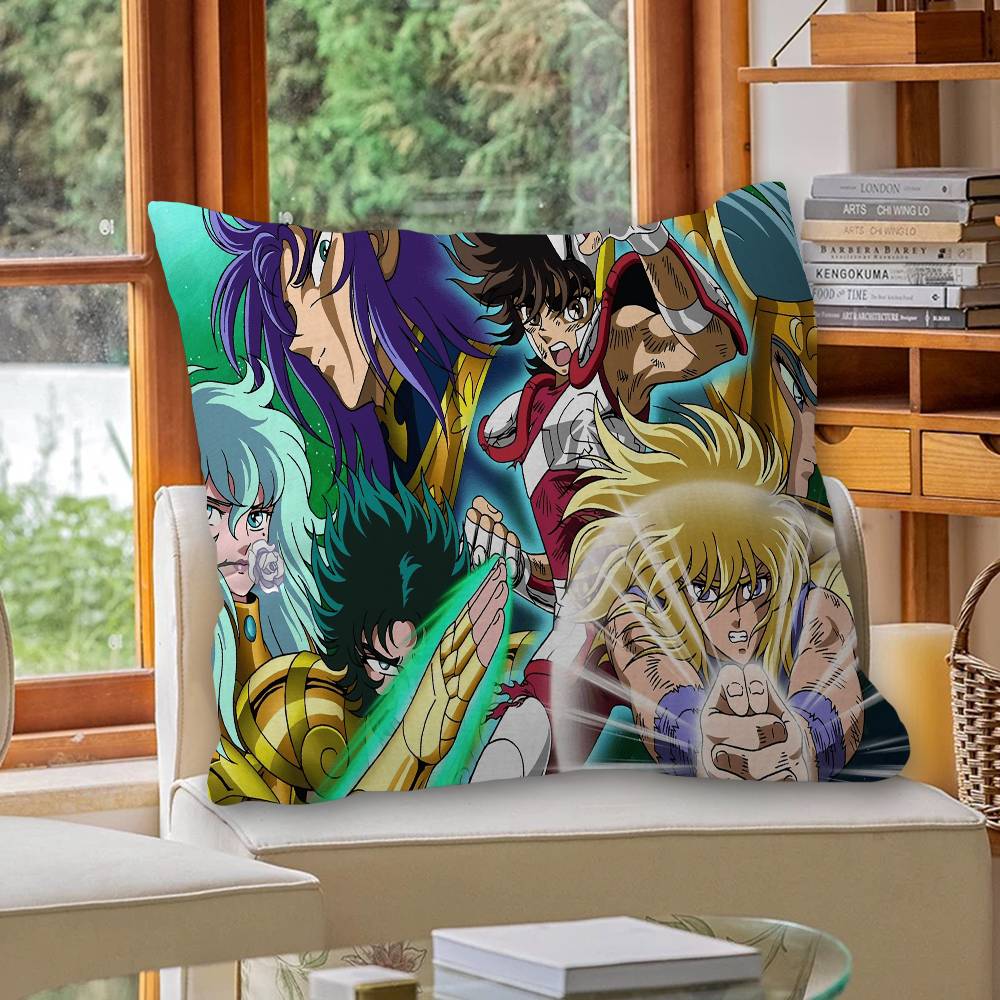 Retro Anime Saint Seiya Cushion Cover Decorative Pillow Sofa Home Decor case pillow cases