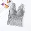 Fashion Bottoming Underwear Thin Backless Sling Hollow Out Lace V-neck Vest Top  Sleeveless Bra Vest Inside Wear