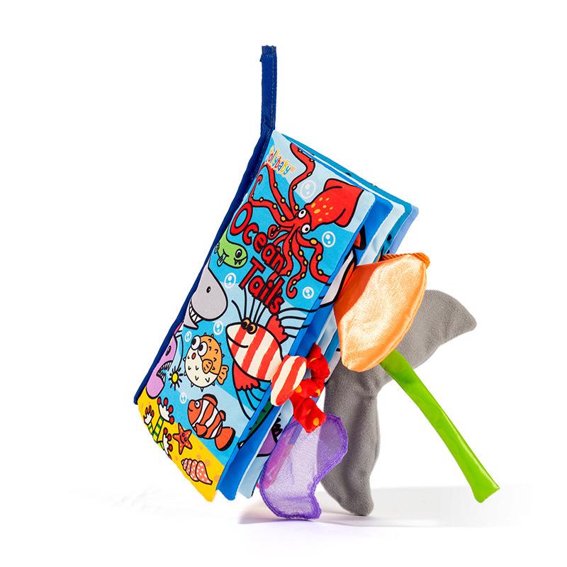 

Детские тканевые книги, мягкие мятые книги для младенцев, развивающие интерактивные игрушки для малышей, подарки для маленьких девочек и мальчиков 22x12x4cm