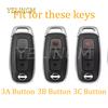 3 Buttons Soft Tpu Car Key Case For Nissan Rouge Kicks Pathfinder J12 Ariya Altima Rogue Qashqai Bluebird Sylphy Keychain Shell