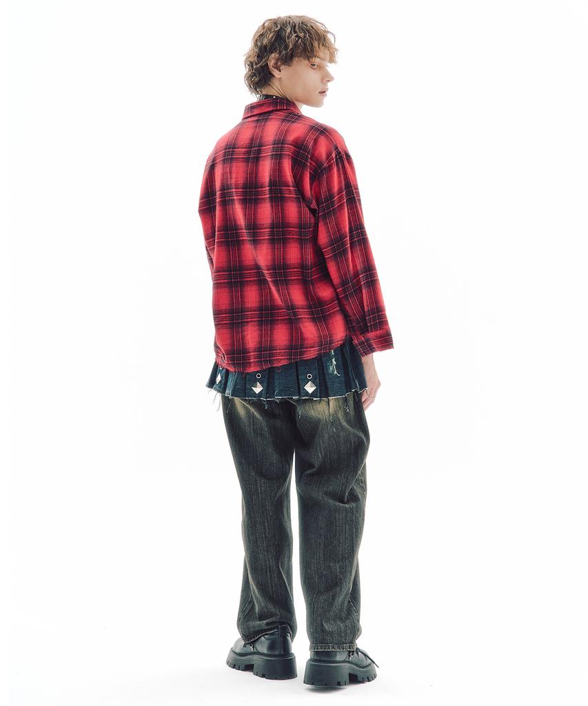 TRIPSHOP Shattered Check Shirt