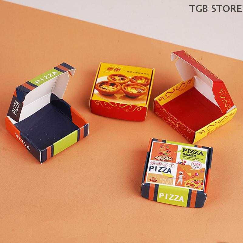 5/10PCS Pizza Food Miniature Models Ornaments Decor Simulation DIY Resin Accessories