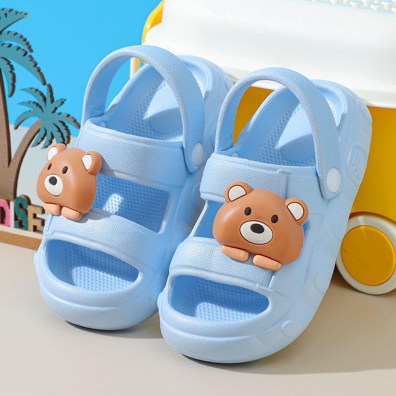 Bear Baby Anti-Collision Two-Way Non-Slip Sandals for Toddlers and Boys