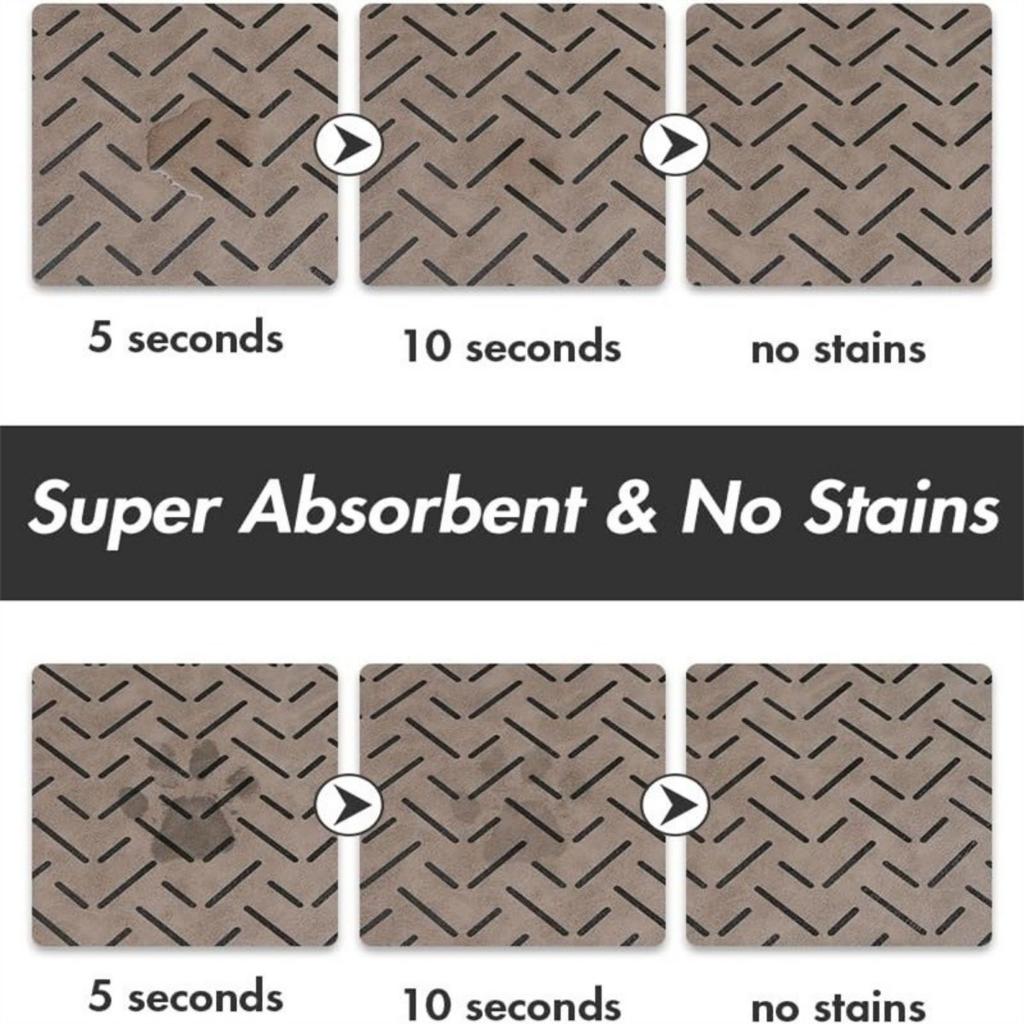 50*80 Quick Drying Diatomaceous Earth Pet Feeding Mat - Splash Proof, Absorbent, Easy To Clean, Suitable for Dogs and Cats, Washable