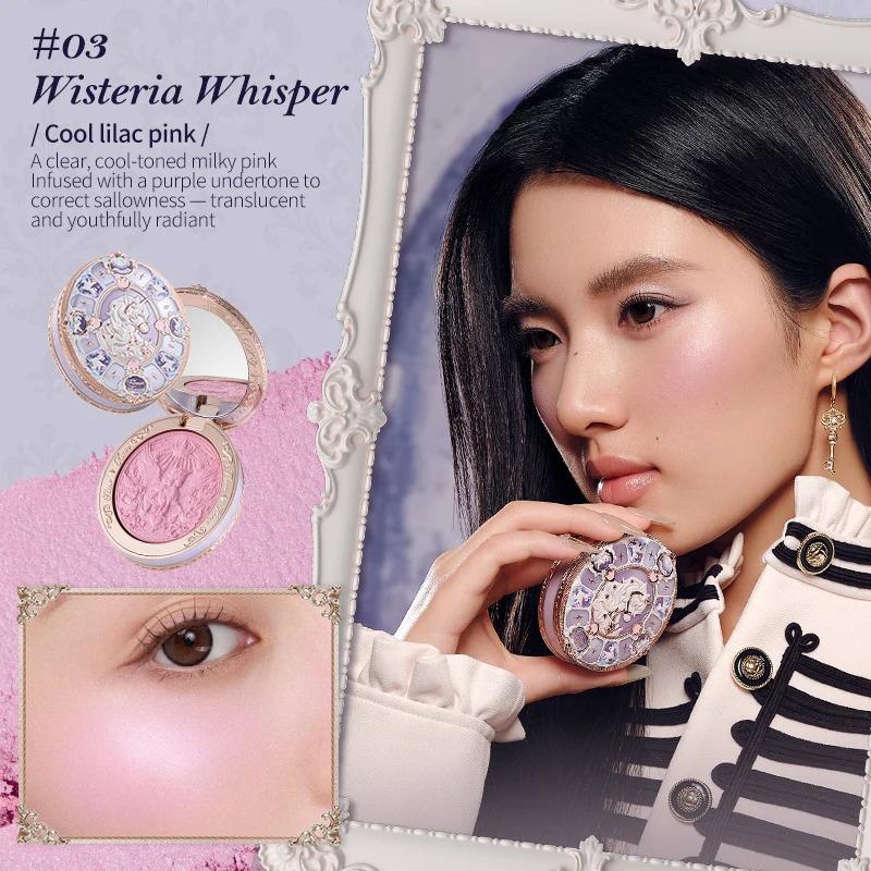 Flower Knows Little Angel Blushes Cream Smooth Long-lasting All-Day Face Enhancing Makeup Korean Blush Cream For Cheek
