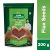 Tata Sampann Pure Flax Seeds 200gx Pack of 2 High Protein Dietary Fibre Source of Iron Omega 3 Rich Premium Raw Superfood