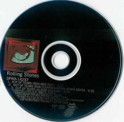 CD ROLLING STONES - Out Of Tears DPRO14237PROMO VIRGIN 1994 US Rock Used