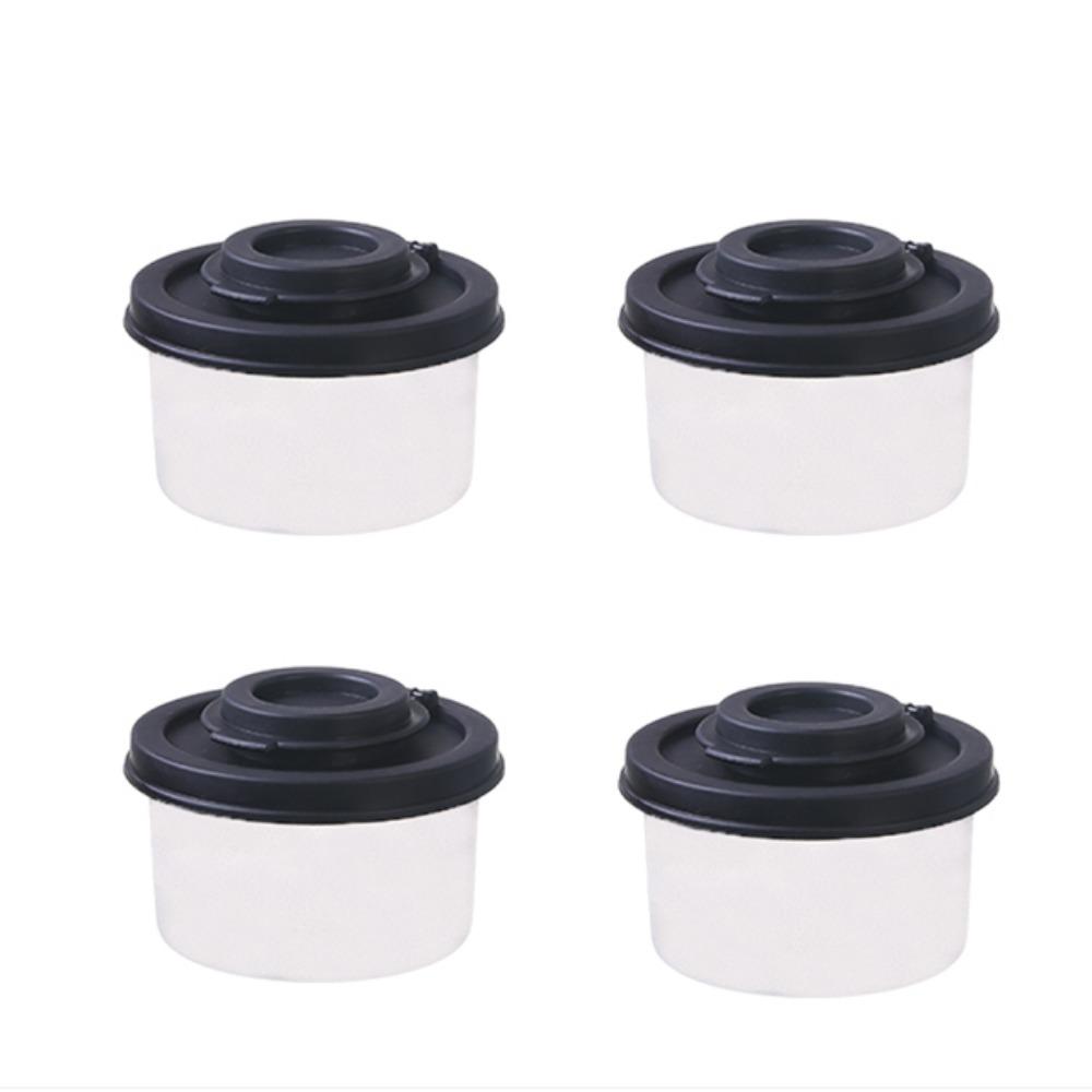 4Pcs Mini Seasoning Jar Dustproof 50ml Spice Tools Airtight Seal Insect-proof Salt Pepper Shake Bottle Lunch Box