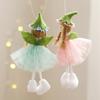 2025 Easter Long Legs Flower Fairy Angel Elf Rabbit Dolls Home Hanging Ornaments Spring Easter Party Supplies Kids Birthday Gift