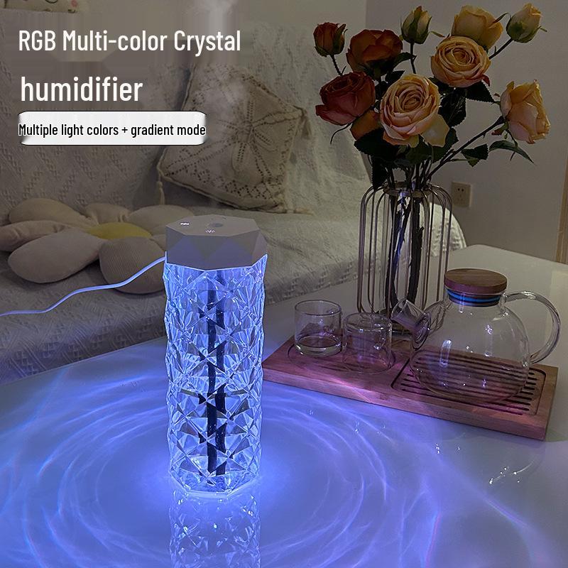 Home USB Aroma Diffuser & Night Light Crystal Air Humidifier