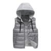 Mens Winter Cotton Puffer Vest Loose Fit Casual Sleeveless Jacket Work
