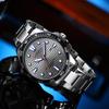 CURREN 8426 Men's Waterproof Steel Band Sports Quartz Watch with Calendar