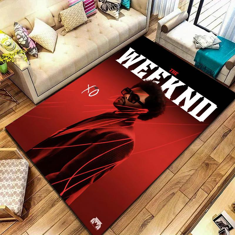 Weeknd Carpet Rug for Living Room Bedroom Home Sofa Decoration,Kids play Nonslip Floor Mat