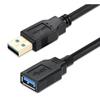 XBOHJOE USB 3.0 Extension Cable 3M Data Transfer 5Gbps USB Extension Male to Female Gold Plated Connector for Drive, Mouse, Xbox, Keyboard, Printer US