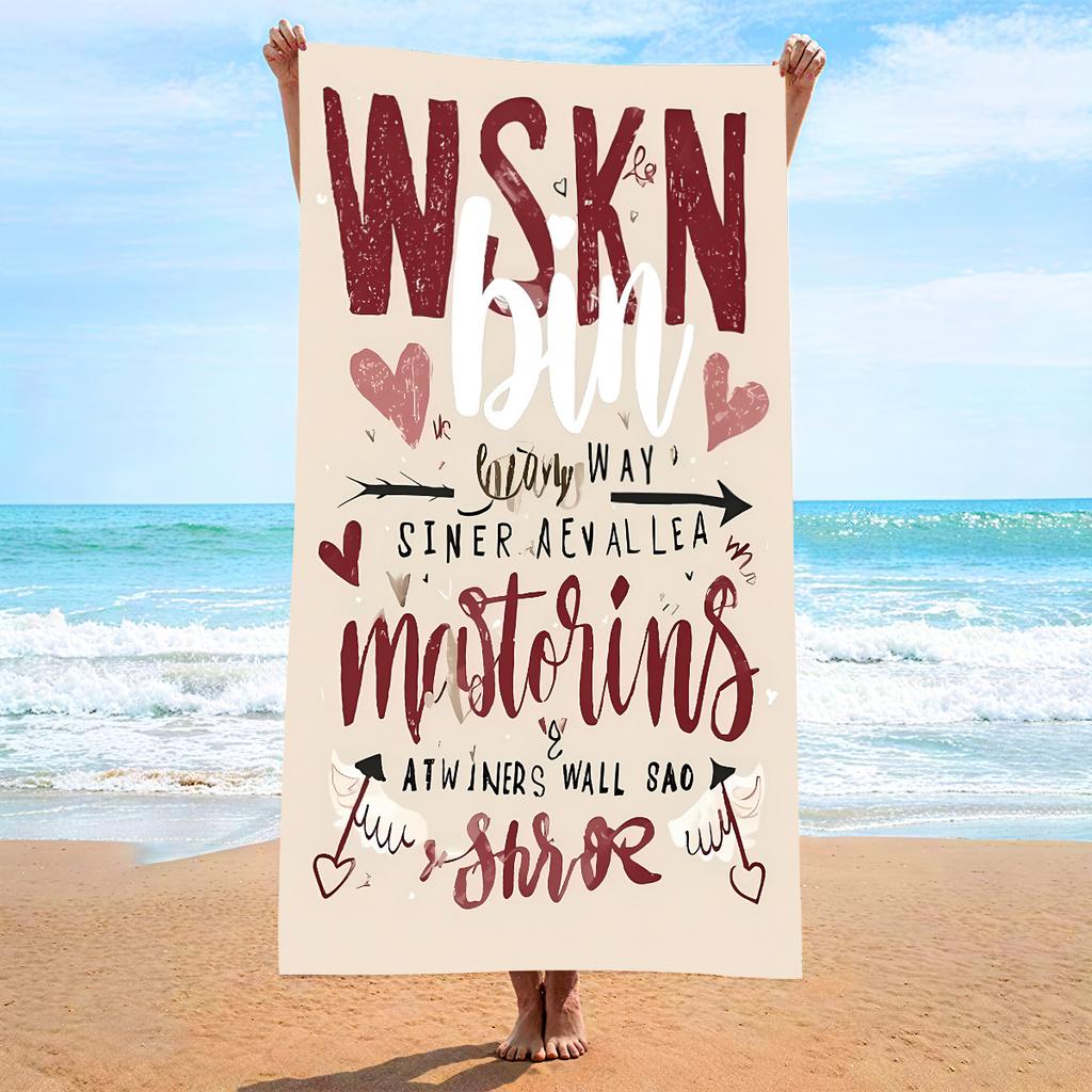 Microfiber Beach Towel Printed Beach Towel Absorbent Beach Towel 2026