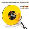 50m Waterproof Fiber Tape Measure - Durable Soft Engineering Measuring Tape for Precise Measurements