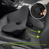 Lumbar Support Pillow for Car, 2 In 1 Memory Foam Lower Back Support Cushion, Fill Bucket Seat and Sciatica Pain Relief Pillow, Back Support Pillow