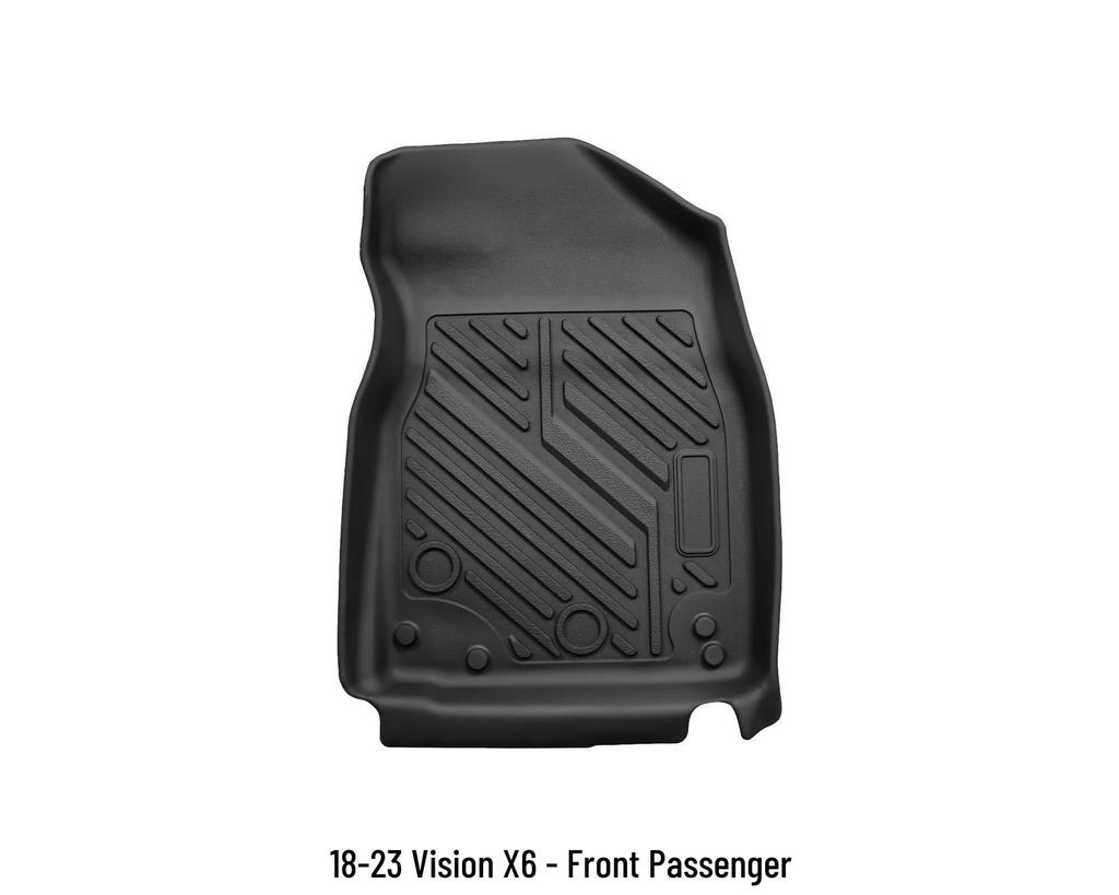 Vision X6 3D High Edge TPE Floor Mats (2018-2023) - Eco-friendly Interior Protection