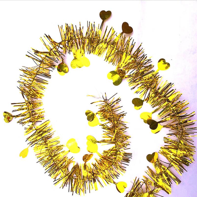 Wedding Decoration Heart Tinsel Garlands