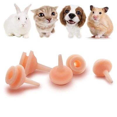 10 unidades Tetina Universal para Alimentación de Mascotas Mini Chupete de Silicona para Alimentar Gatos Gatitos Cachorros Conejos Animales Pequeños
