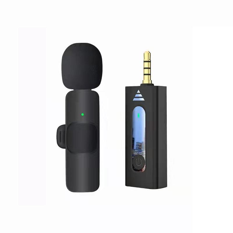 

K35 Dual Wireless Lavalier Microphone with Digital Display for Video Recording and Live Streaming Single Mic One-to-One