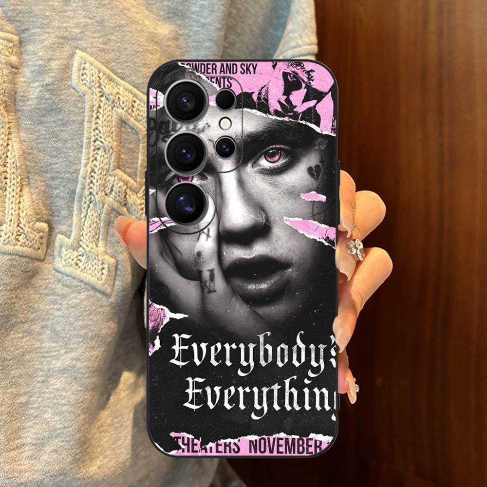 Emo Rapper Lil Peep Phone Case For Samsung S 24 Fe 25 Ultra Plus 20 Lite 21 30 22 23 24 22 Ultra 5G Fundas