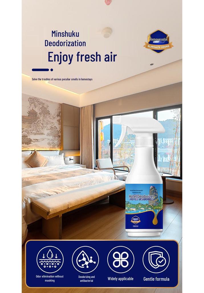 Homestay Deodorant Air Freshener Spray for Indoor Odor Removal