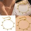 Fashionable Gold Tone Metal Leaf Pendant Necklace With Rhinestone Decoration For Womens Accessories