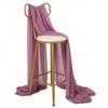 Wedding Chair Sash Beauty Tulle Polyester Streamer Hotel Banquet Decoration Chair Cover Tie Ribbon Bow