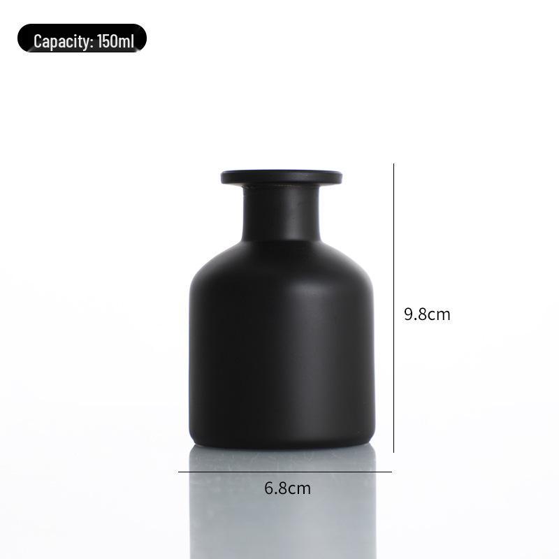 Hot Selling 100ml Large Belly Colored Glass Aroma Diffuser Bottle - Transparent or Frosted