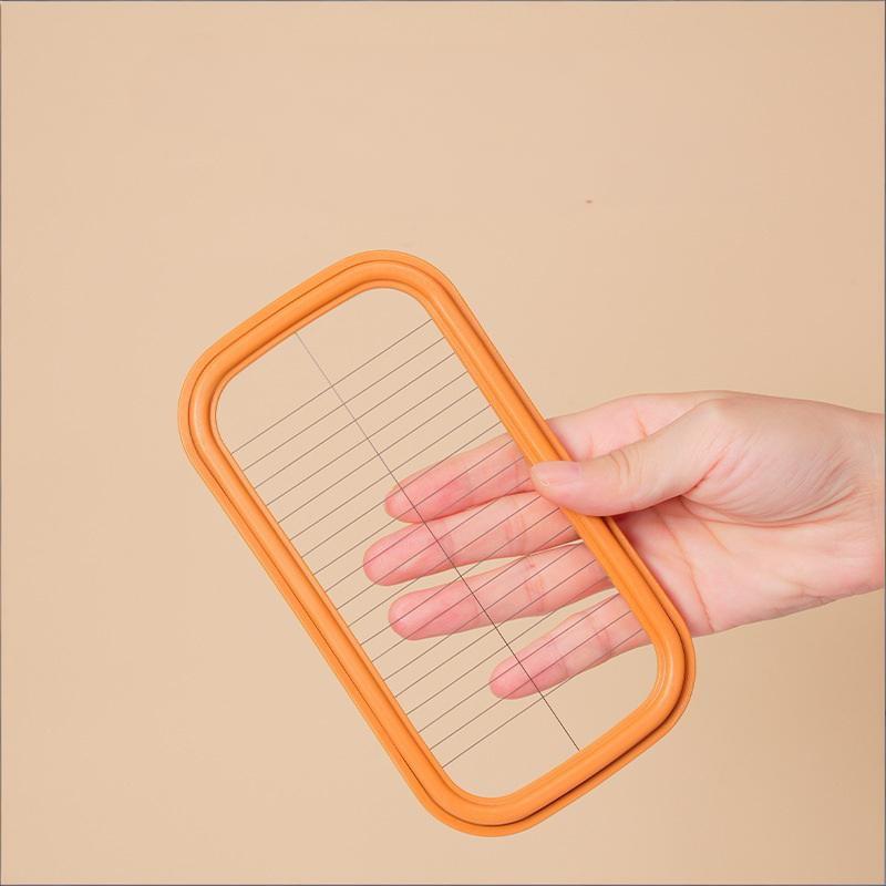 Refrigerator Butter Dish Box With Lid Slicers Case Knife Gadget Kitchen Tool Fridge Storage Lid Cutter Slicing Cheese Board Sets оранжевый