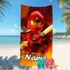 Customizable personalized beach towels Lego Ninjago themed designs.Suitable for the beach, yoga, sports;ideal as beach accessories