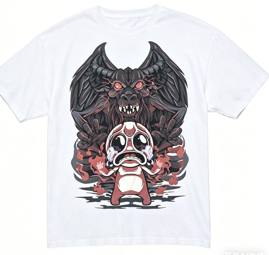 The Binding of Isaac Miłośnik Anime Indie Koszulka Ubranie na cały rok osobowość Ubrania Duże Rozmiary Unisex Nowy Model Dla Par wysoka jakość miękka