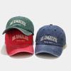 Europäische und amerikanische neue Ins Retro alte Baumwoll-Stickerei Baseballkappen für Männer und Frauen zum Reisen Freizeit Sonnenschutzmütze