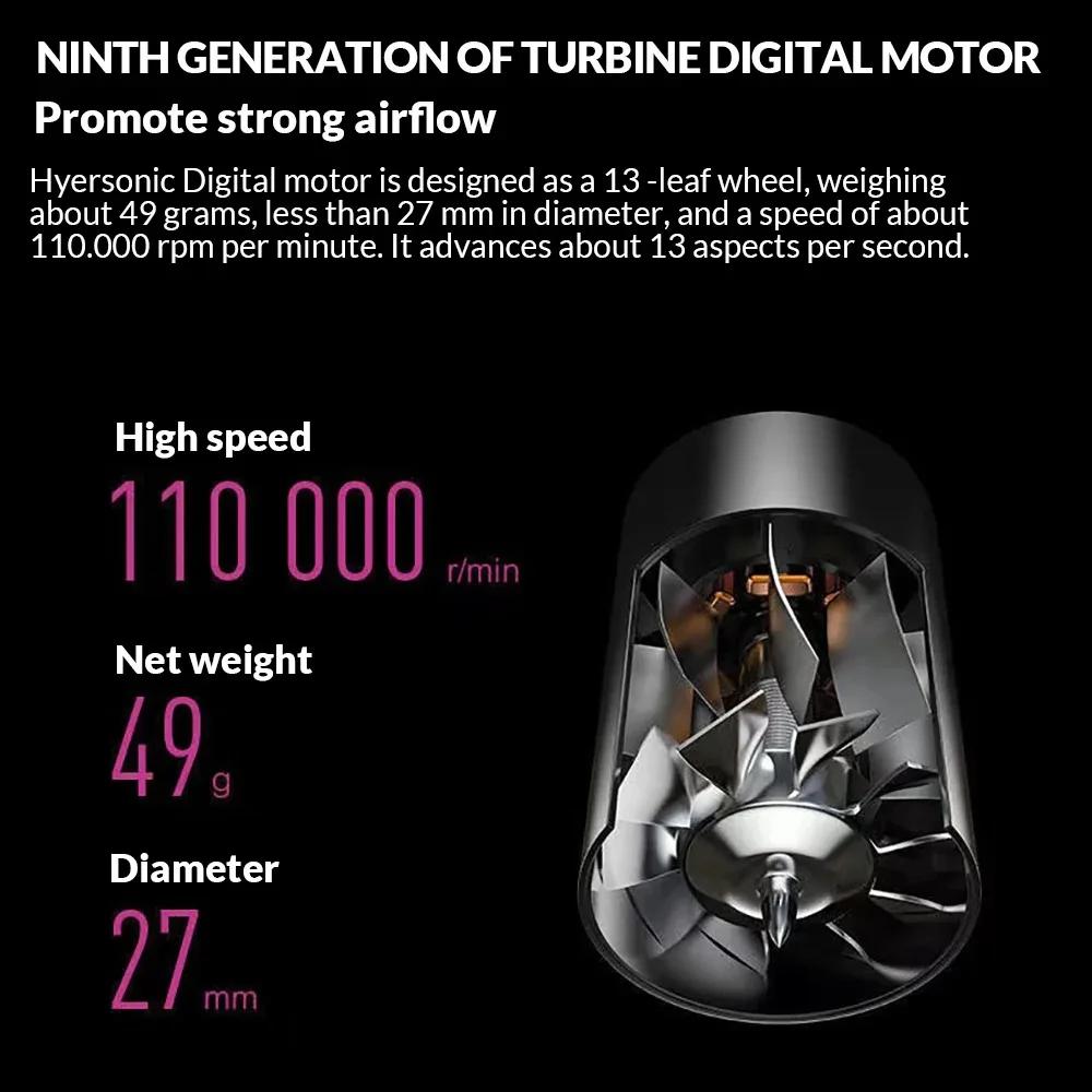 200 Millionen Negativ-Ionen Haartrockner Hochgeschwindigkeit Starker Wind Haarpflege Haarmaschine Schnelltrocknend Haushalt Professioneller Föhn