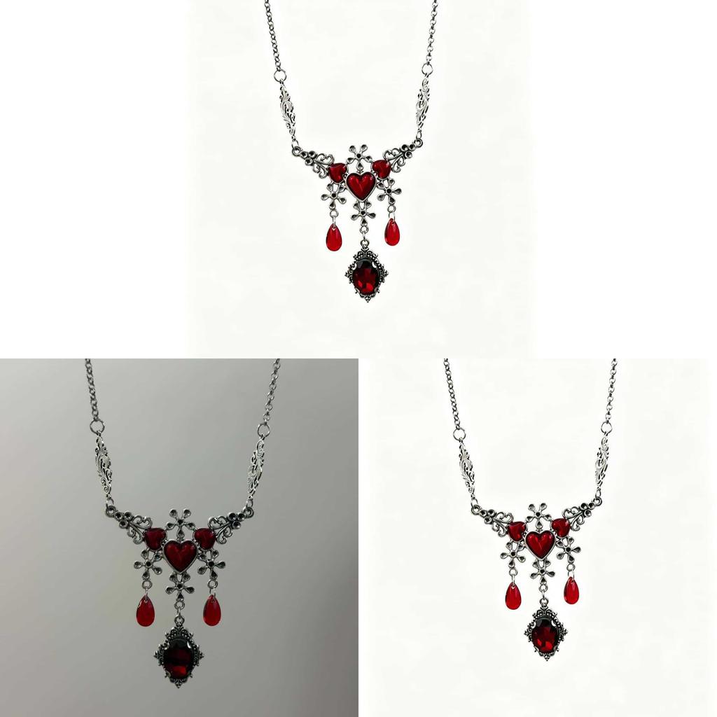 Gothic Elf Necklace Pendant With Geometric Design For Party Wear