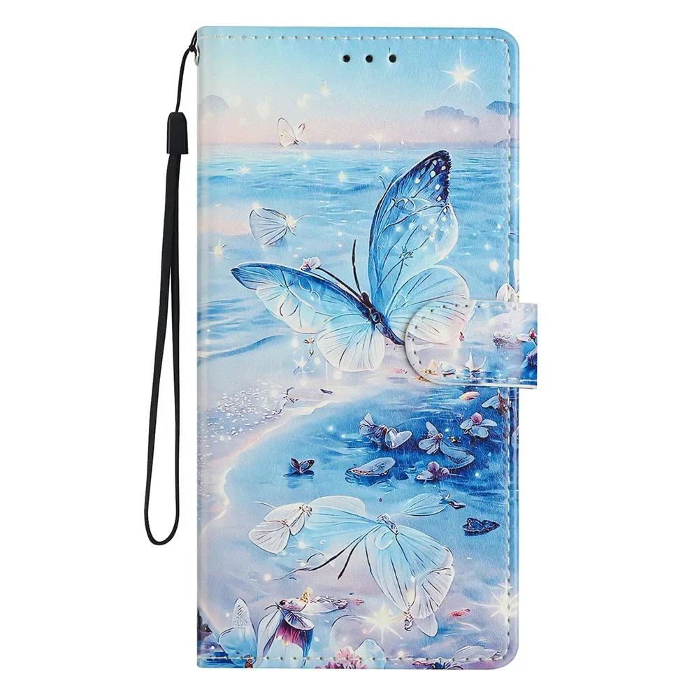 Wallet Card Case For iPhone 12 Pro 11 Pro Max 7 8 6 6S Plus SE3 SE2 SE 2020 2022 Fashion 2025 Printed Book Flip Leather Cover