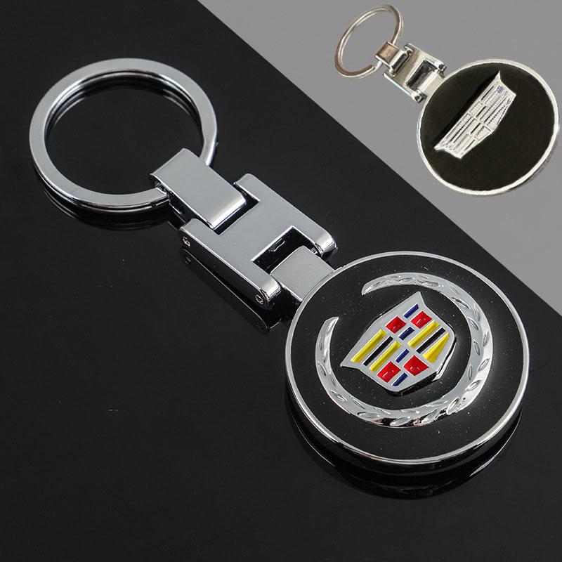 Metall H-Form Auto Logo Schlüsselanhänger Schlüsselanhänger Anhänger für Cadillac ATS BLS CT4 CT5 CT6 CTS ESCALADE EXT SLR SRX STS XT4 XT5 XT6 XTS