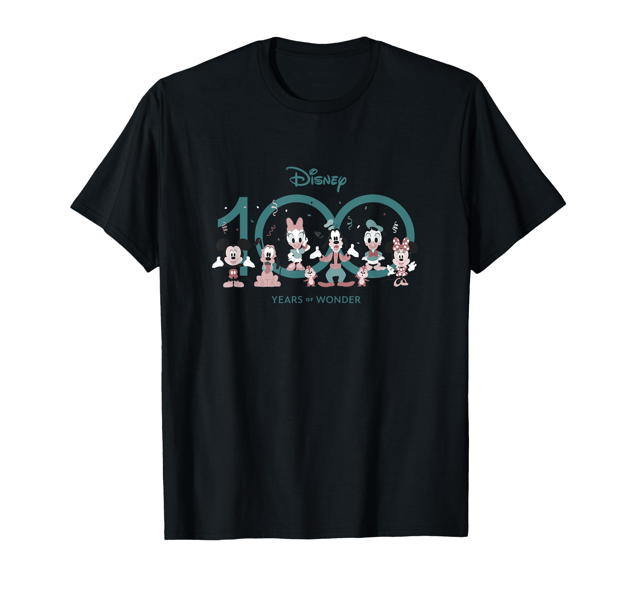 

Disney Men s Short Sleeve 100 Year Wonder Mickey & Pals Anniversary D100 T-Shirt