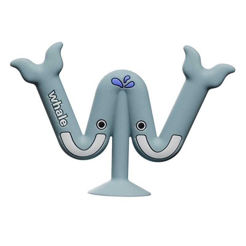 Safe & Non Toxic Silicone Teether Chewable Teething Toy with 26 Letters Cognitive Development for Infants for Boys Girls
