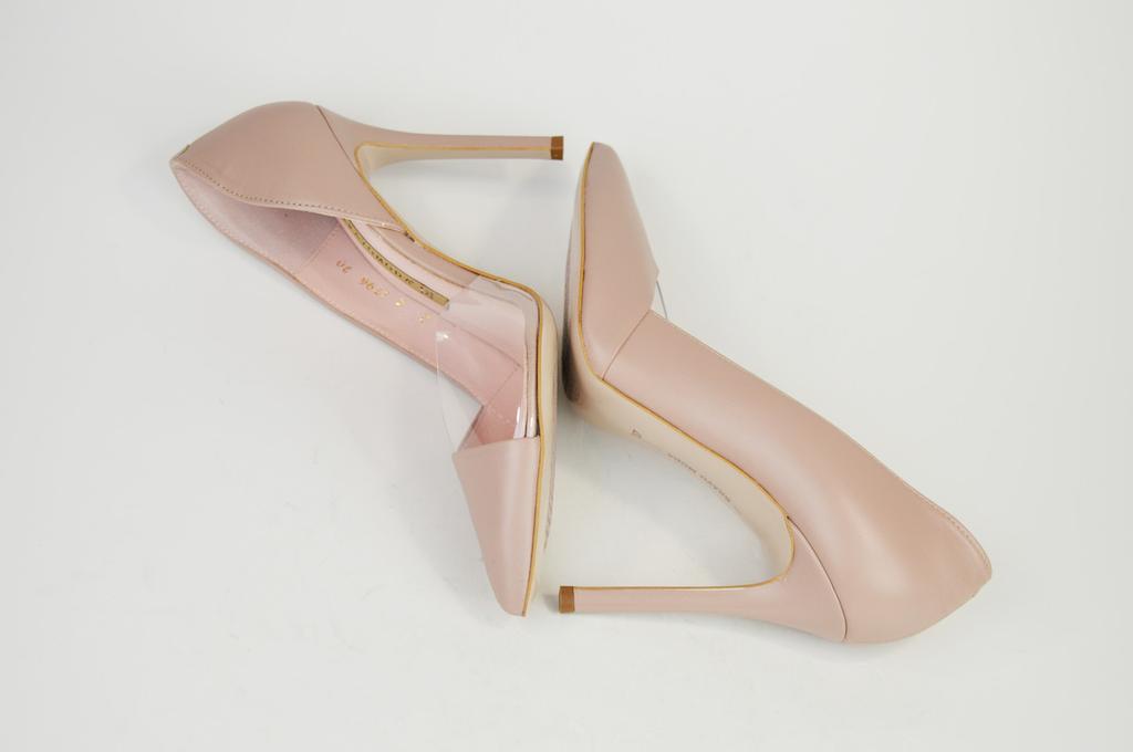 Lodičky Bravo Moda 1796 38 Pudr kůže-silikon