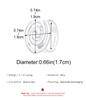 European and American Fashion Metal Spiral Rings for Men and Women Personalized Silver Color High-End Women's Hand Accessories