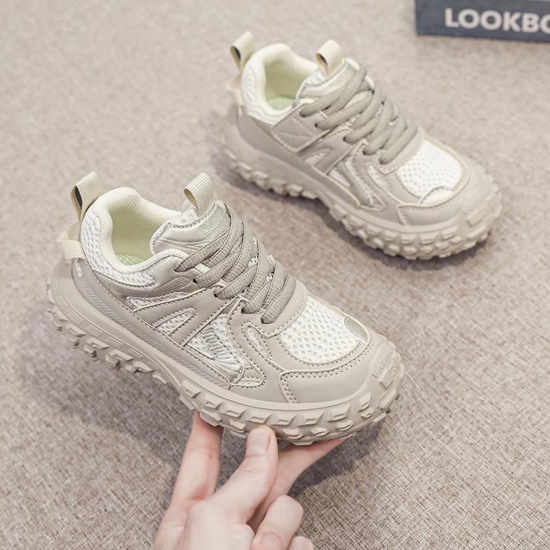 

Children s sports shoes Spring and Autumn 2025 new tank shoes boys dad mesh shoes breathable girls durian tire shoes 26