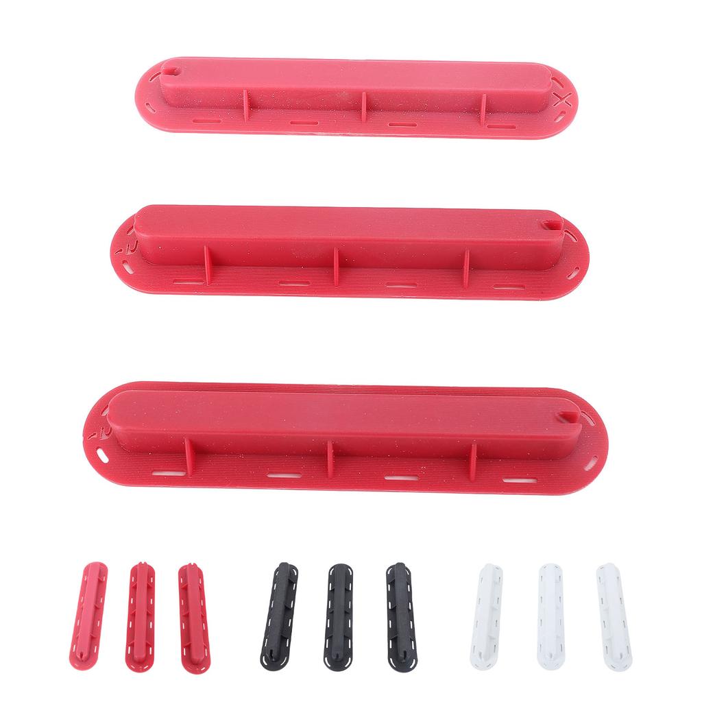 3PCS Finnenbox Set PVC Surfbrett Surf Finnen Stecker Set mit Schrauben Schlüssel für Paddle Board Finnenersatz