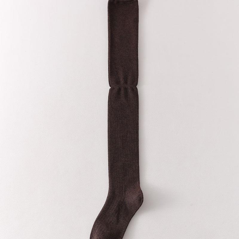 Knee Socks Children'S Autumn And Winter Thickened Warm Wool Stockings Micro-Pressure Thin Non-Slip Knee Pads With Boots And High Socks