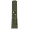 Solar LED Path Light 2 Pcs Olive Green Cold Rolled Steel