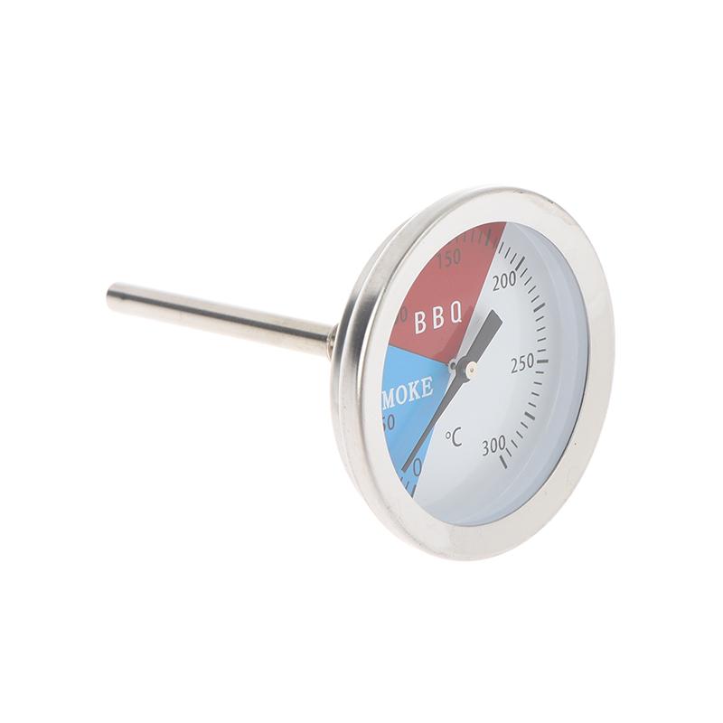 300°C Degrees BBQ Smoker Oven  Stainless Steel Grill BBQ  Instruments 50mm Barbecue Temperature Gauge