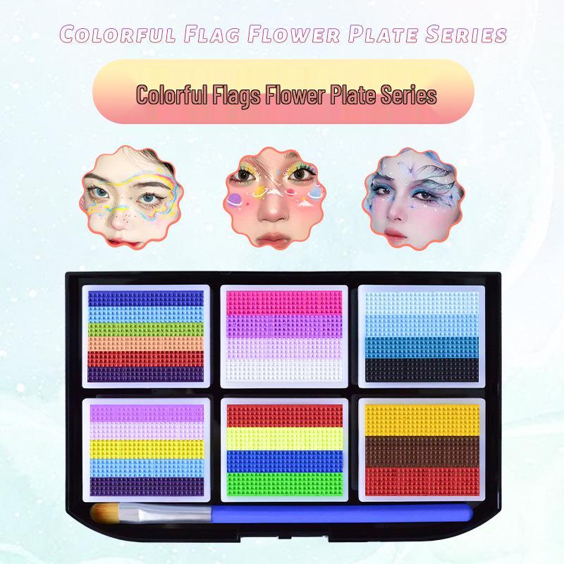 

3D Смываемый набор для рисования на лице для детей - Водорастворимые пигменты для фестивалей и комик-выставок