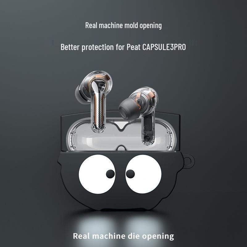 SoundPEATS Peat Capsule 3 Pro Bluetooth Earbuds Cartoon Soft Protective Case